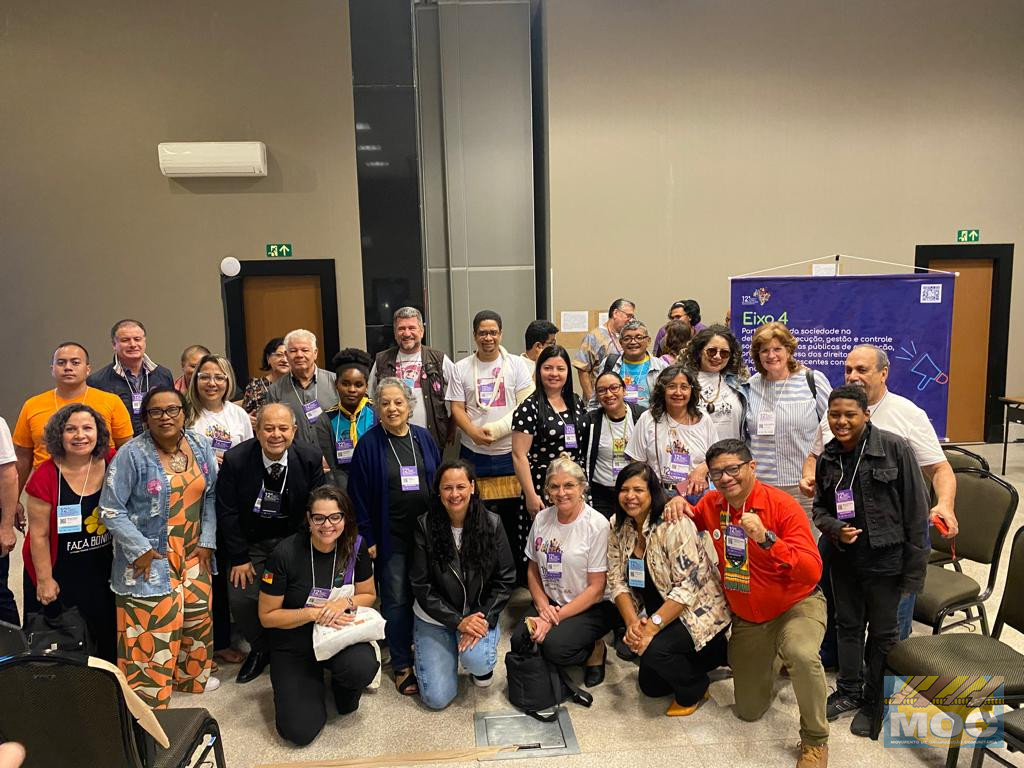 O MOC participou da 12ª Conferência Nacional dos Direitos da Criança e do Adolescente em Brasília 