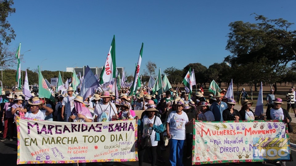 A Marcha das Margaridas 2019  se encerra e mostra a força das mulheres organizadas 
