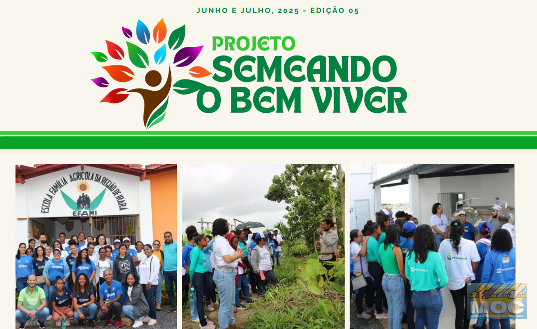 Boletim Informativo Semeando o Bem viver Junho e Julho, 2025 - Edição 05