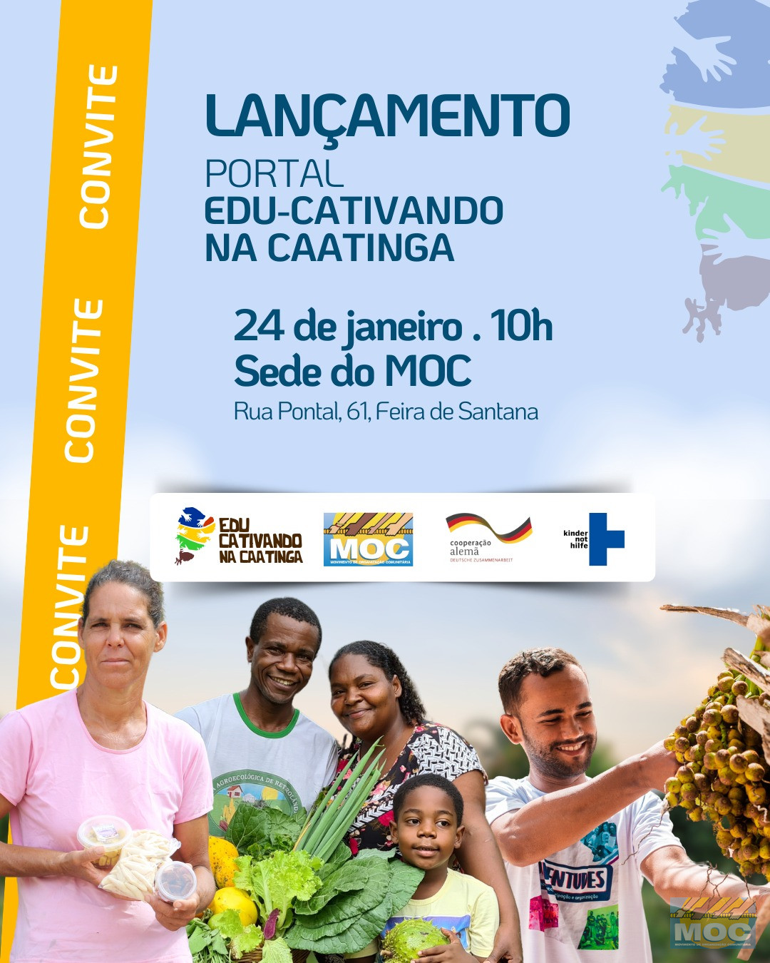 MOC Lança Portal do Observatório Edu-Cativando na Caatinga