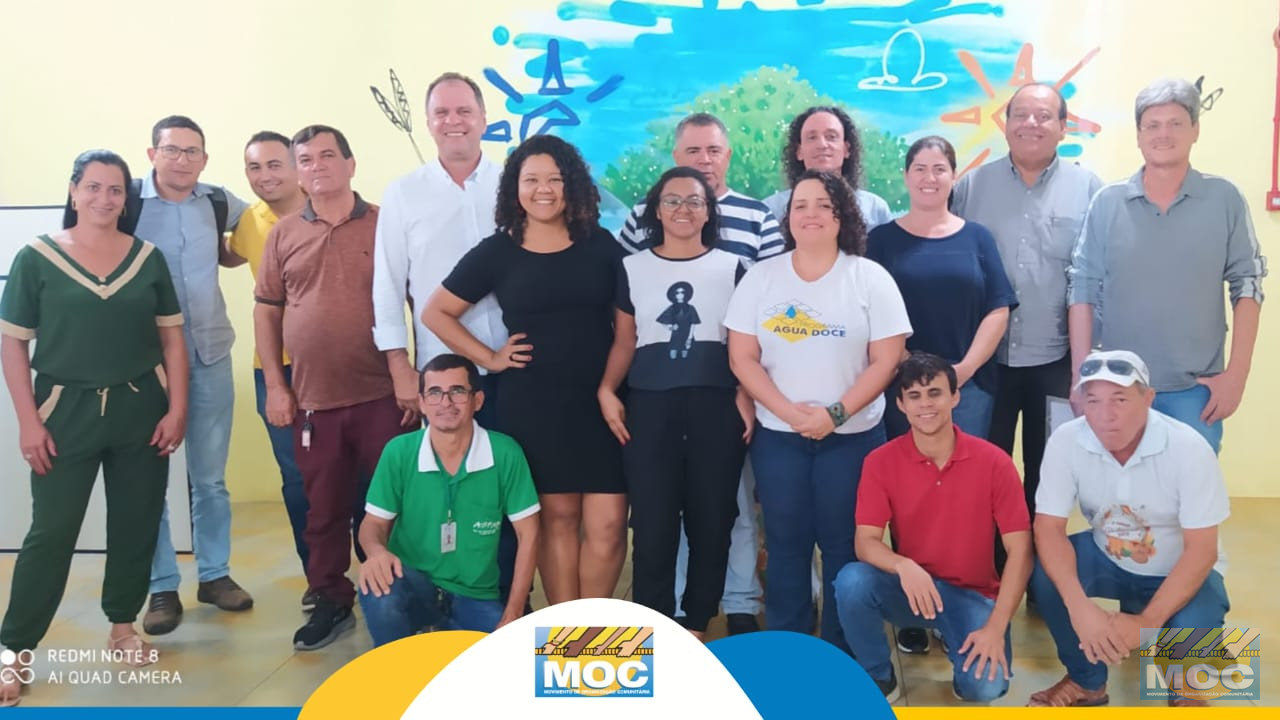 MOC participa de monitoramento e avaliação das ações do Programa Água Doce