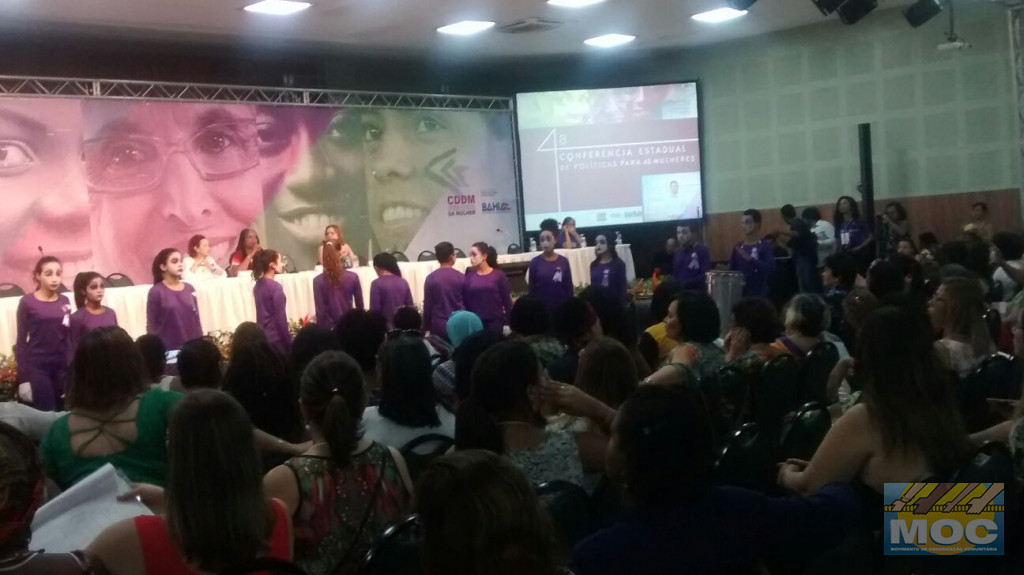 MOC presente na 4ª Conferência Estadual de Políticas para as Mulheres 