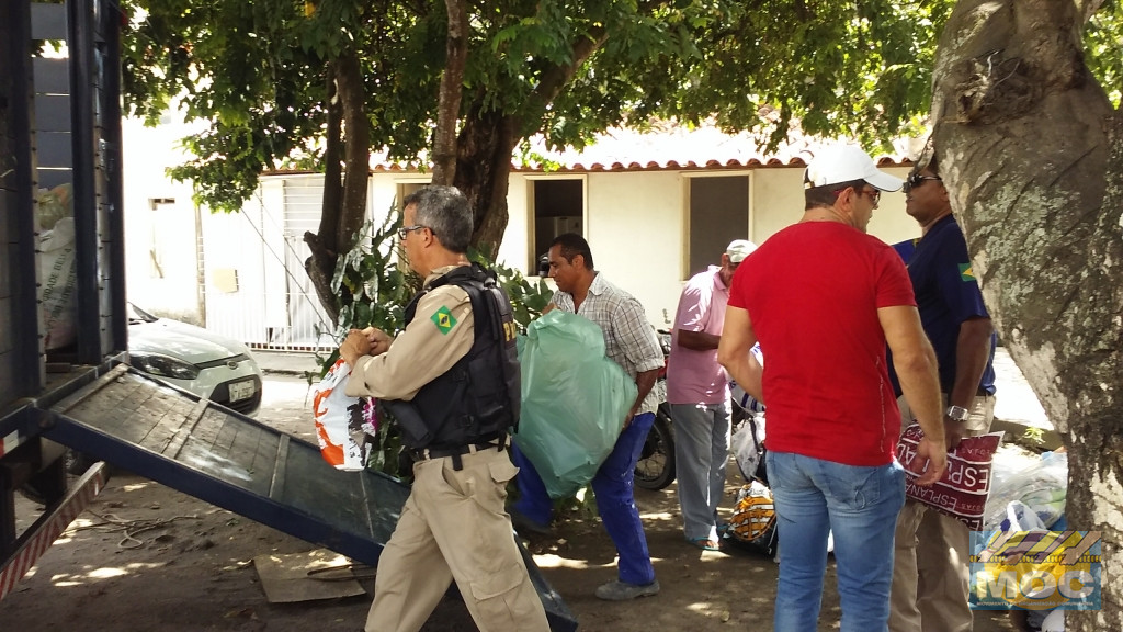 MOC envia doações arrecadadas para desabrigados de Riachão