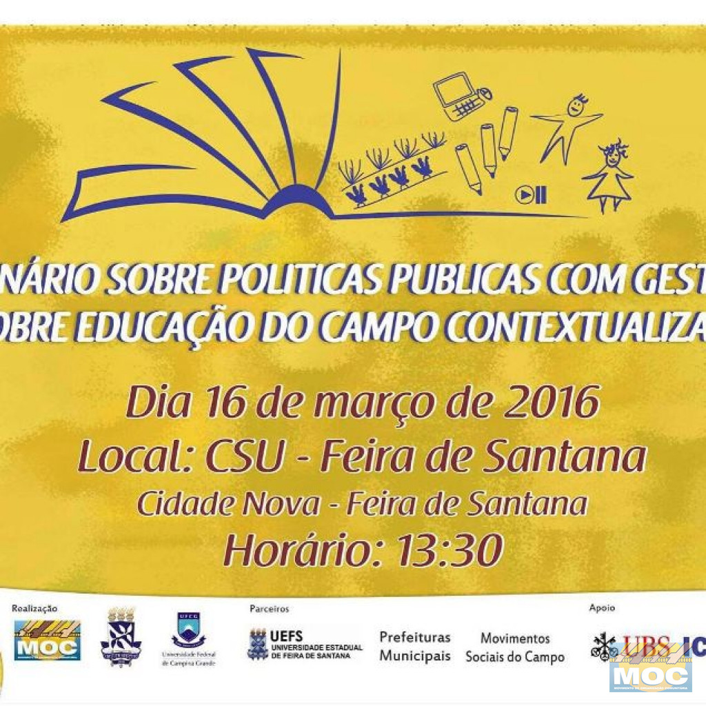 Resultado da pesquisa em Educação do Campo está publicado em livro que será lançado em Feira durante Seminário