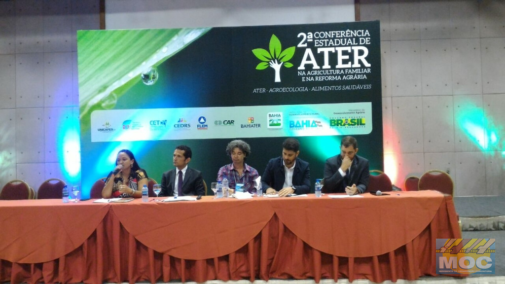 MOC participa de debates na 2ª Conferência Estadual de ATER