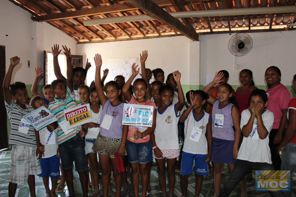 Crianças de Araci participam de oficina de Educomunicação com produção de vídeo