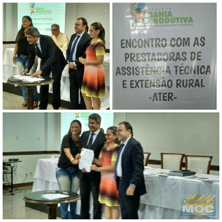 MOC participa em Salvador de encontro com prestadoras de ATER