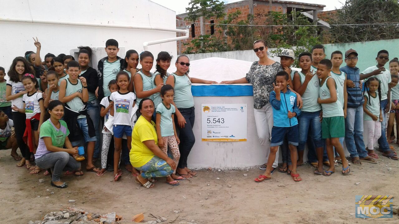 Comunidades se alegram com a conquista das Cisternas nas Escolas