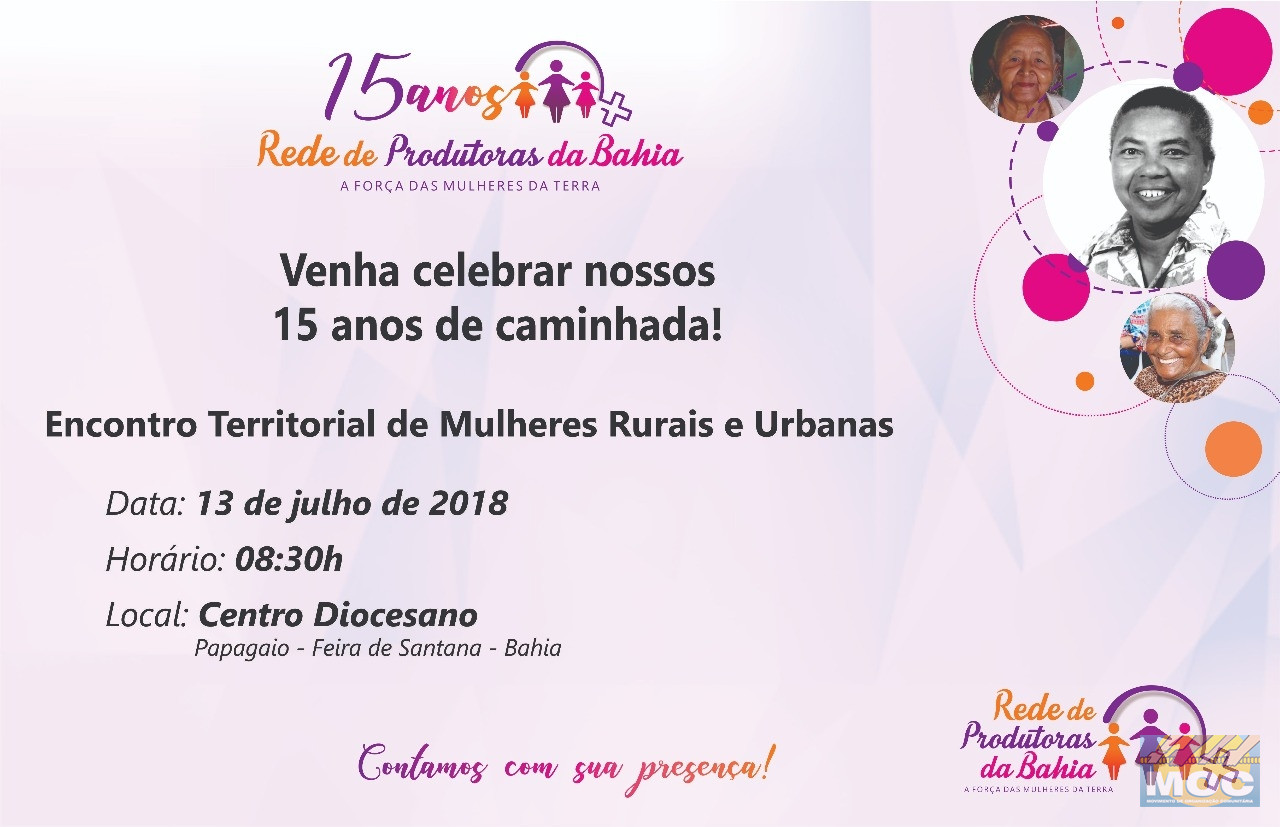 A Rede de Produtoras da Bahia celebrará 15 anos de Trajetória no Semiárido Baiano