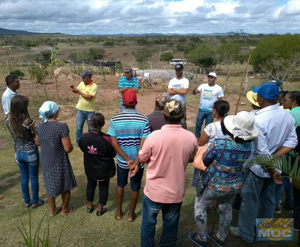 Trocas de conhecimentos foram realizadas entre agricultores/as com Intercâmbio em Serra Preta