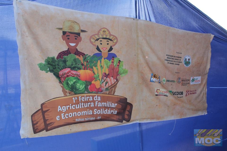 Cores, aromas e sabores marcaram a 1ª Feira da Agricultura Familiar e Economia Solidária de Nova Fátima