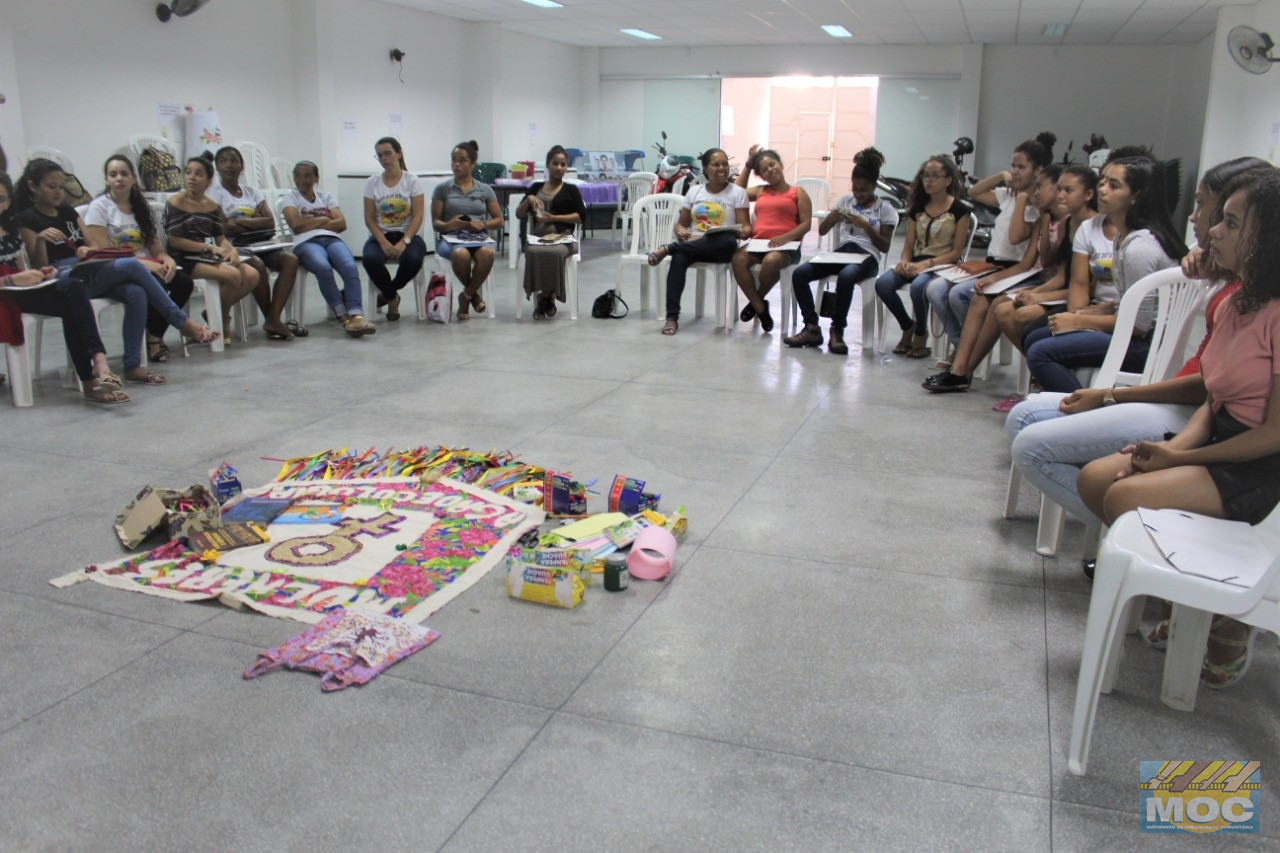 Oficina Intermunicipal com meninas sobre relações de Gênero