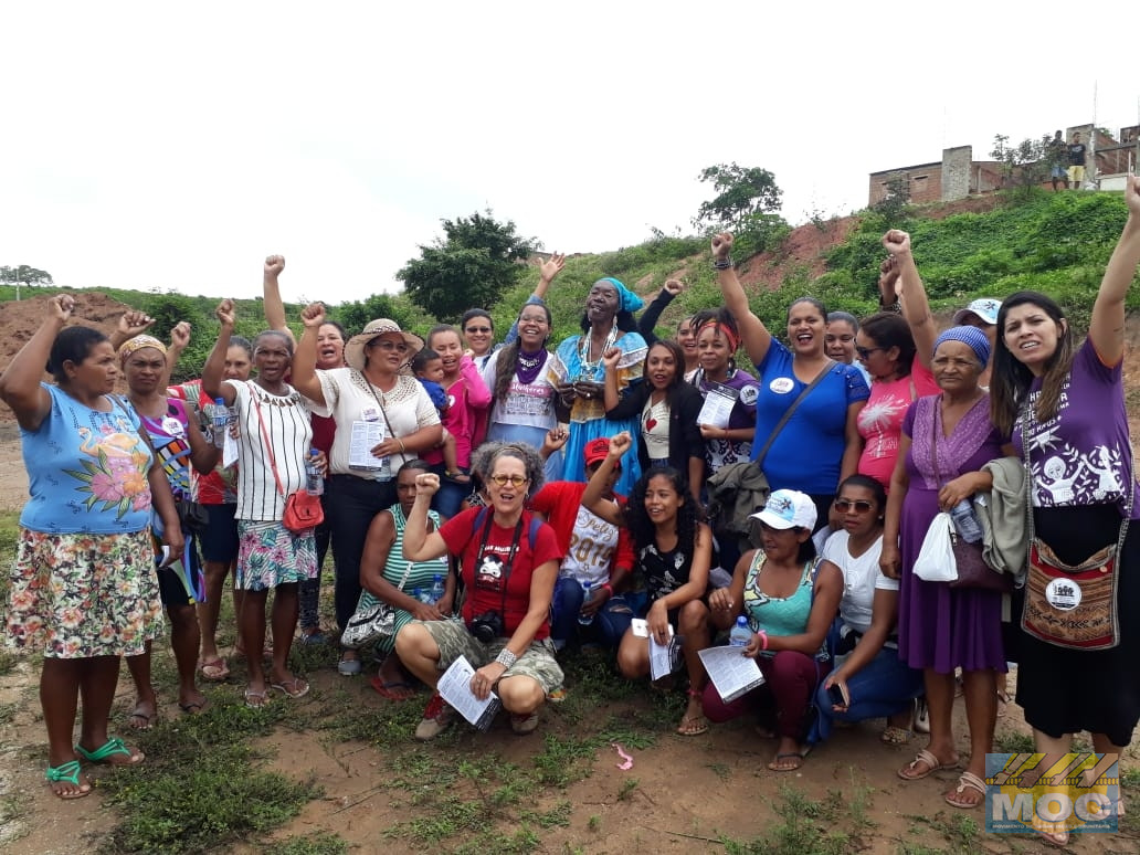 Mulheres de Araci participaram de Intercâmbio e Marcha Pela Vida das Mulheres e Pela Agroecologia no Polo da Borborema