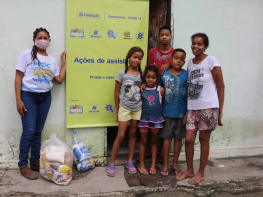  As ações de assistência social do  Projeto “Proteja e Salve Vidas” continuam e famílias recebem as doações 
