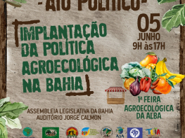 Ato político pela aprovação da Lei de Agroecologia e Produção Orgânica