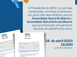 MOC convoca sócios/as para suas Assembleias