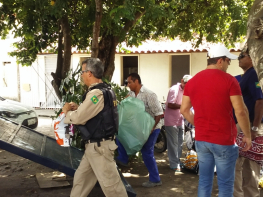 MOC envia doações arrecadadas para desabrigados de Riachão