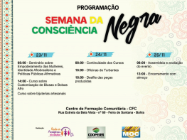 Semana da Conscientização Negra é celebrada com muitas atividades