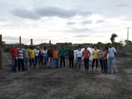 Comunidade de Bastião recebe pessoas de cinco estados para Intercâmbio na construção da Cisterna Telhadão 