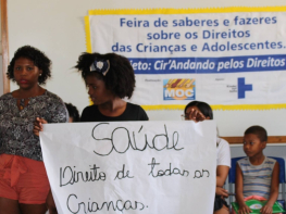 Crianças e adolescentes de Santaluz apresentam temáticas relacionadas aos seus Direitos