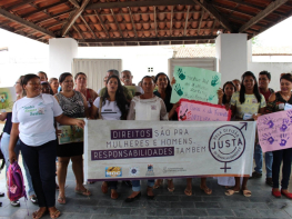  Campanha Pela Divisão Justa do Trabalho Doméstico fez parte da Caravana MOC 50 Anos em Nova Fátima