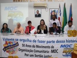 Câmara Municipal de Valente realizou uma Sessão Especial para homenagear o MOC