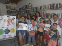 Biblioteca Amigos da Leitura recebeu livros enviados pela ACTIONAID para fortalecer um sonho realizado