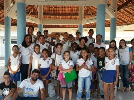 MOC realizou dia lúdico sobre alimentação saudável com crianças em Conceição do Coité