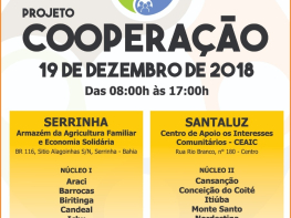 Lançamento do Projeto COOPERAÇÃO do ATER MAIS GESTÃO acontecerá em Santaluz e Serrinha